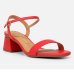 Sandália Vizzano Lisa Salto Bloco Feminina - Vermelho