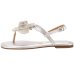Rasteira Vizzano Flor Strass Feminina - Prata