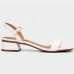 Sandália Vizzano Salto Bloco Baixo Casual Feminina - Branco