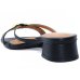 Tamanco Vizzano Tiras Salto Baixo Detalhe Feminino - Preto