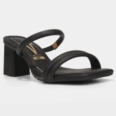 Tamanco Vizzano Salto Médio Feminino - Preto Tamanco Vizzano Salto Médio Feminino - Preto