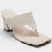 Tamanco Vizzano Básico Salto Bloco Feminino - Branco