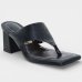 Tamanco Vizzano Básico Salto Bloco Feminino - Preto