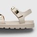 Rasteira Vizzano Tachas Tratorada Feminina - Branco