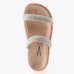 Rasteira Vizzano Flatform Strass Hotfix - Rosê