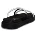 Rasteira Vizzano Flatform Tiras Strass Hotfix - Preto