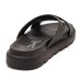 Rasteira Vizzano Flatform Tiras Cruzadas Strass - Preto