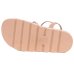 Rasteira Vizzano Flatform Tiras Strass Feminina - Nude