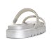 Rasteira Vizzano Flatform Strass Hotfix - Prata