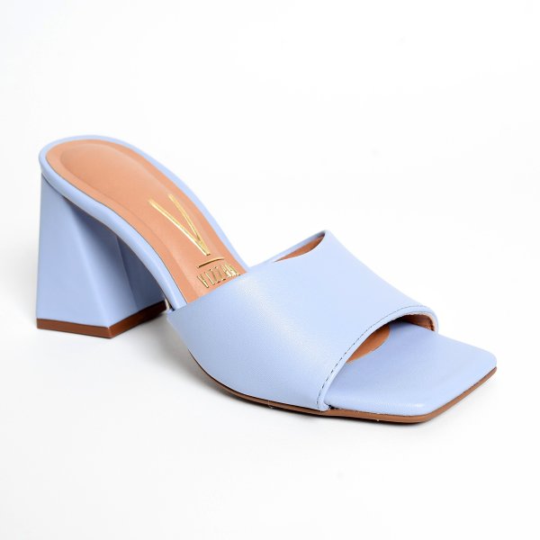 Tamanco Vizzano Salto Bloco Color - Jeans