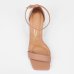 Sandália Vizzano Salto Médio Feminina - Bege