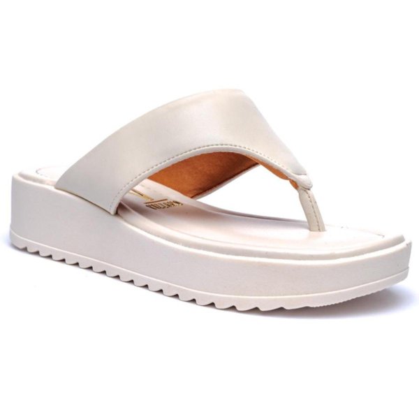 Tamanco Vizzano Flat Feminino - Branco