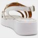 Papete Vizzano Anabela Apliques Feminina - Off White