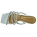 Tamanco Vizzano Tiras Strass Salto Alto Feminino - Branco