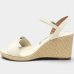 Sandália Anabela Vizzano Detalhe Fivela Feminino - Off White
