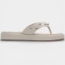 Chinelo Vizzano Flat Spikes Feminino - Off White