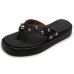 Chinelo Vizzano Flat Spikes Feminino - Preto