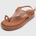 Papete Vizzano Flat Detalhe Feminino - Marrom