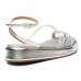 Rasteira Vizzano Flatform Strass Metalizada Feminina - Prata
