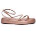 Sandália Vizzano Flatform Anabela Plana Feminina - Dourado