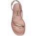 Sandália Vizzano Flatform Anabela Plana Feminina - Dourado