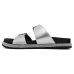 Chinelo Vizzano Flat Metalizado Fivelas - Preto e Prata