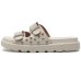 Rasteira Vizzano Floather Strass Feminina - Cinza Claro