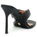 Tamanco Vizzano Básico Salto Alto Feminino - Preto