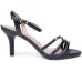 Sandália Vizzano Croco Detalhe Feminina - Preto