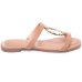 Rasteira Vizzano Detalhe Dourado Feminina - Caramelo