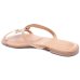 Rasteira Vizzano Detalhe Dourado Feminina - Caramelo