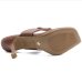 Tamanco Vizzano Salto Baixo Detalhes Feminino - Marrom