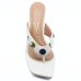 Tamanco Vizzano Salto Baixo Detalhes Feminino - Off White