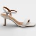 Sandália Vizzano Salto Baixo Feminino - Off White