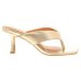 Tamanco Vizzano Salto Baixo Casual Feminino - Dourado