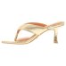 Tamanco Vizzano Salto Baixo Casual Feminino - Dourado