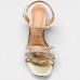 Sandália Vizzano Plataforma Strass Metalizada Feminina - Dourado