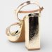 Sandália Vizzano Plataforma Strass Metalizada Feminina - Dourado