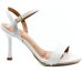 Sandália Vizzano Salto Fino Feminina - Off White