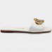 Rasteira Vizzano Detalhe Metálico Impact Feminina - Off White