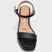 Sandália Vizzano Plataforma Tira Única Feminino - Preto
