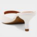 Tamanco Vizzano Salto Baixo Feminino - Off White