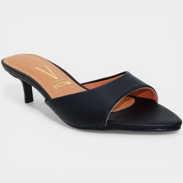 Tamanco Vizzano Salto Baixo Feminino - Preto
