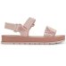 Papete Zaxy Way Glitter Feminino - Nude