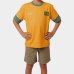 Camiseta Infantil Brasil Saga Kids - Amarelo e Verde