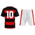 Kit Mini Craque Toy Flamengo Infantil - Vermelho e Preto