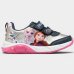Tênis Infantil Disney Frozen Velcro Menina - Prata e Rosa
