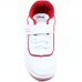 Tênis Infantil Disney Minnie Velcro Menina - Branco e Vermelho