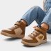 Tênis Infantil Disney Rei Leão Simba Velcro Menino - Branco e Caramelo