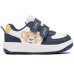 Tênis Infantil Disney Rei Leão Velcro Menino - Branco e Marinho